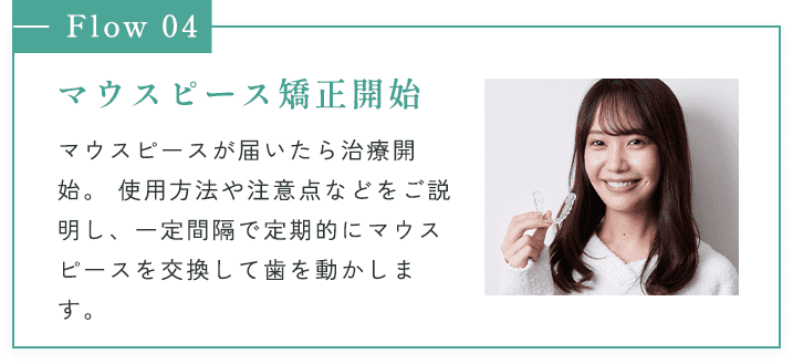 マウスピース矯正開始